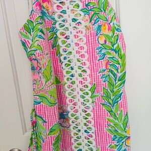 Lilly Pulitzer Pink and Green Patterned Dress